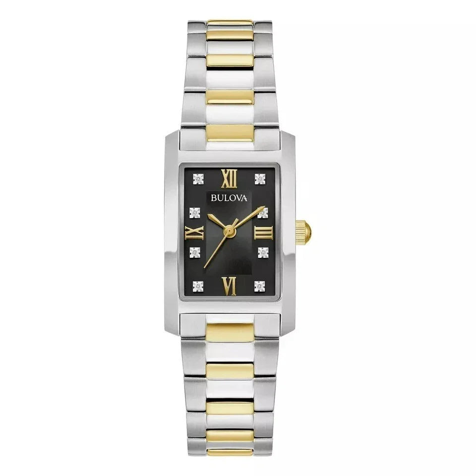 98p230 Reloj Bulova Classic de mujer pulsera de metal 21 mm