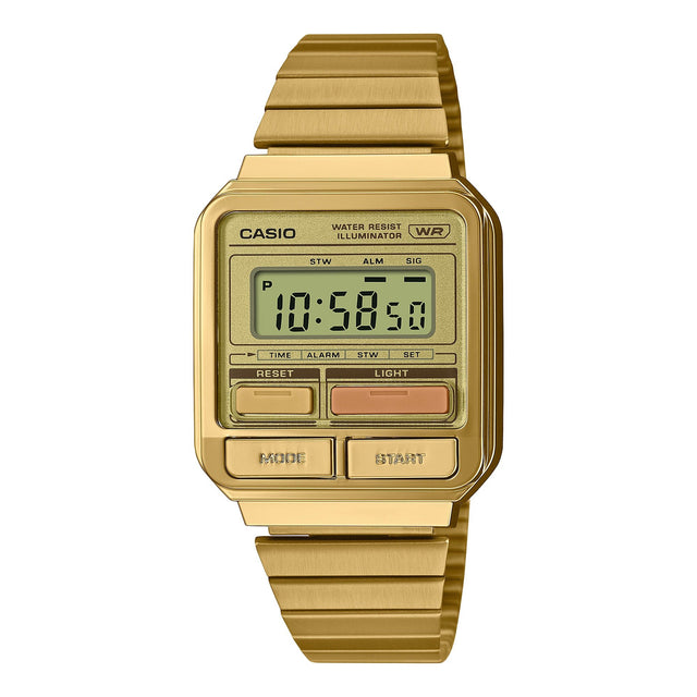 A120WEG-9A Casio Reloj Unisex Vintage Clásico