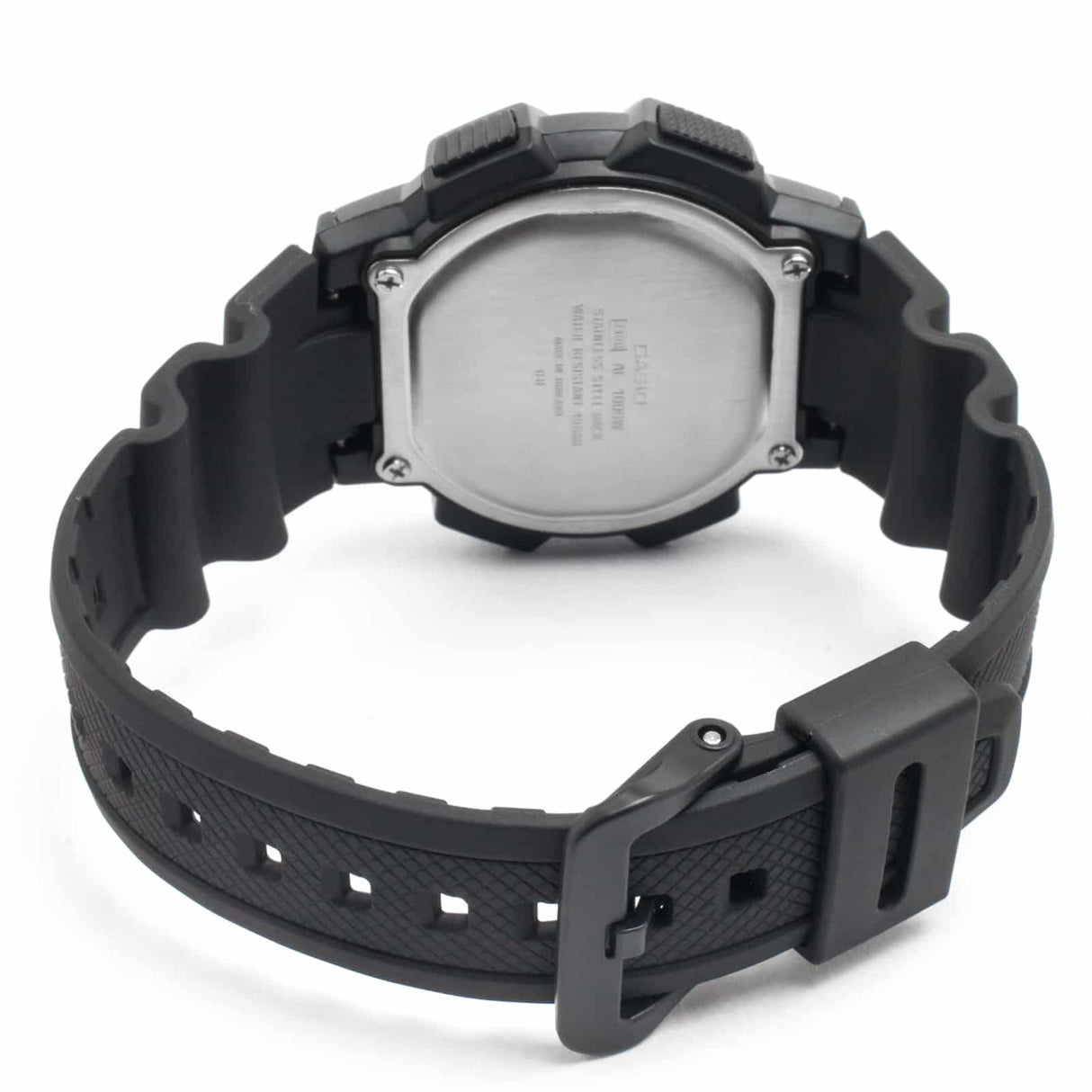 AE-1000W-1AV Reloj Casio para Caballero, Illuminator Hora Mundial 10 Años de Batería