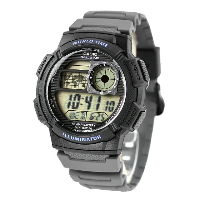 AE-1000W-8AVCF Reloj Casio de hombre pulsera de resina 10 años de bateria
