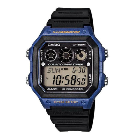 AE-1300WH-2AV Reloj Casio para Hombre, Illuminator 10 Años de Batería