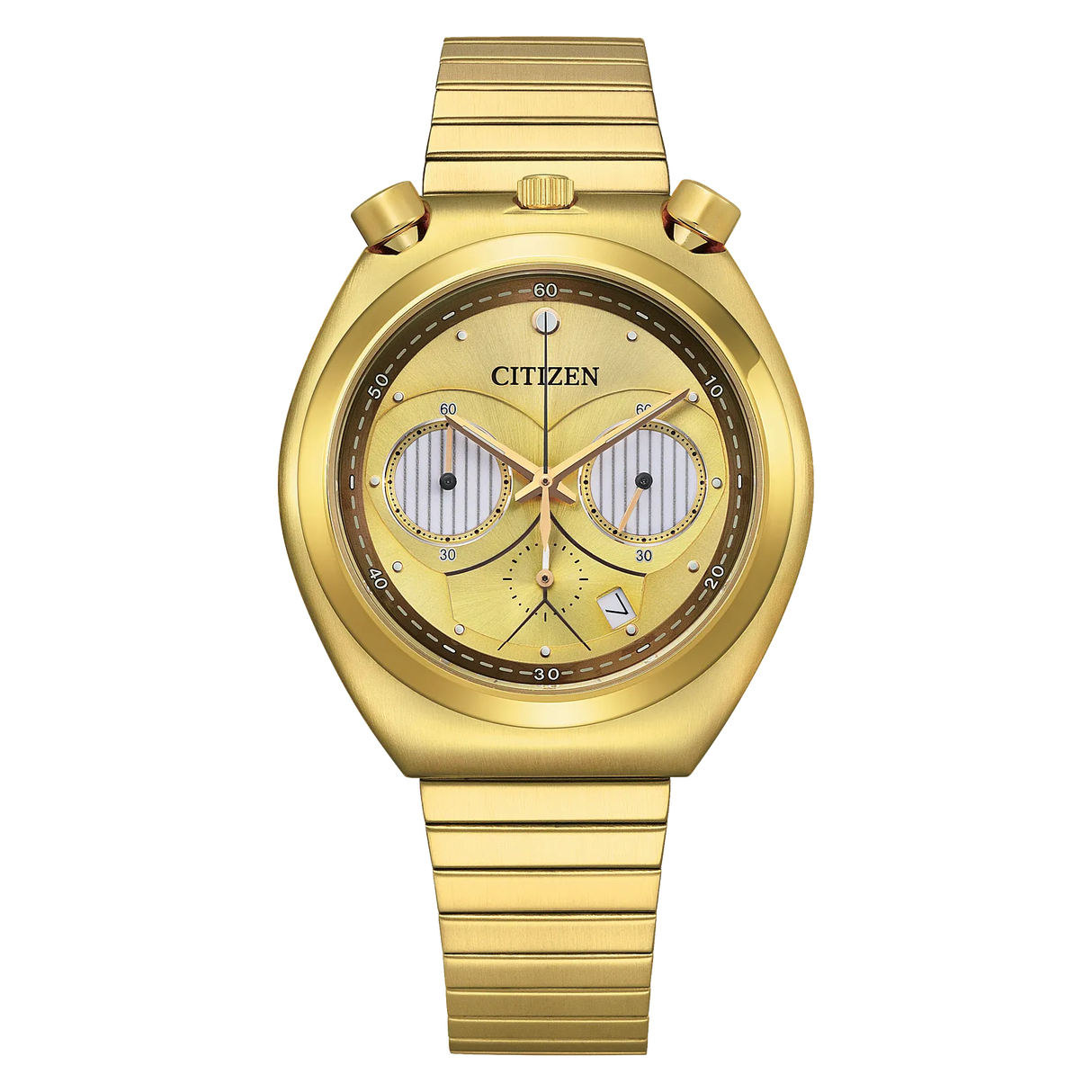 AN3662-51W Citizen Star Wars C-3PO de caballero pulsera de metal