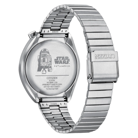 AN3666-51A Citizen Star Wars R2-D2 unisex pulsera de metal