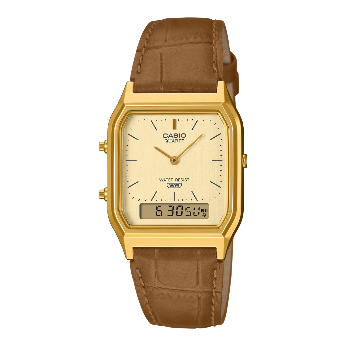 AQ-230EGL-9A Reloj Casio de hombre banda de piel