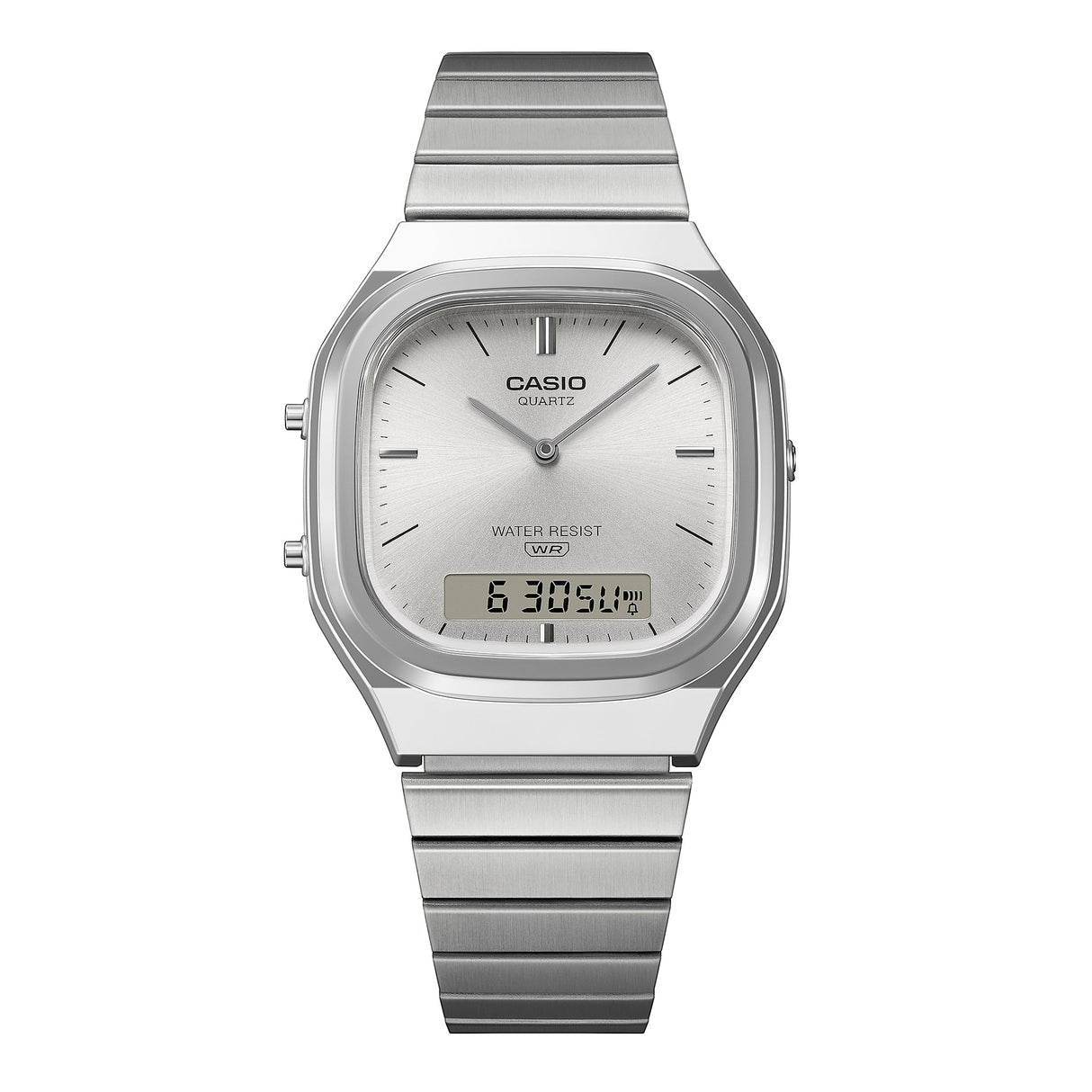 AQ-240E-7A Reloj Casio Vintage unisex banda de metal