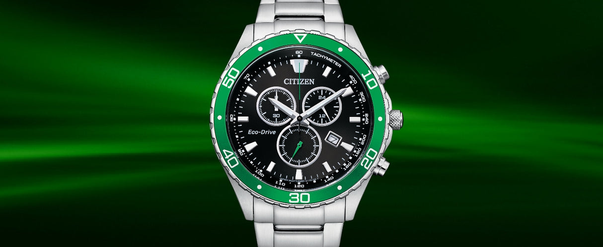 AT2386-55E Citizen Eco-Drive Weekender Sport reloj de hombre correa de metal