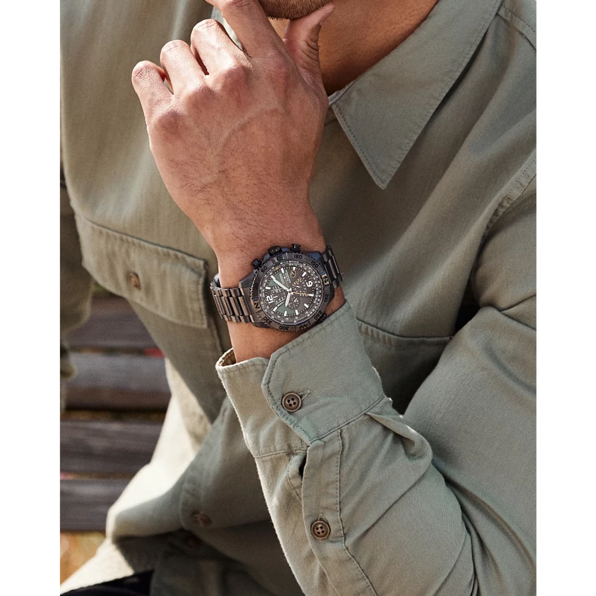 AT8227-56X Reloj Citizen Promaster Eco-drive de caballero pulsera de metal