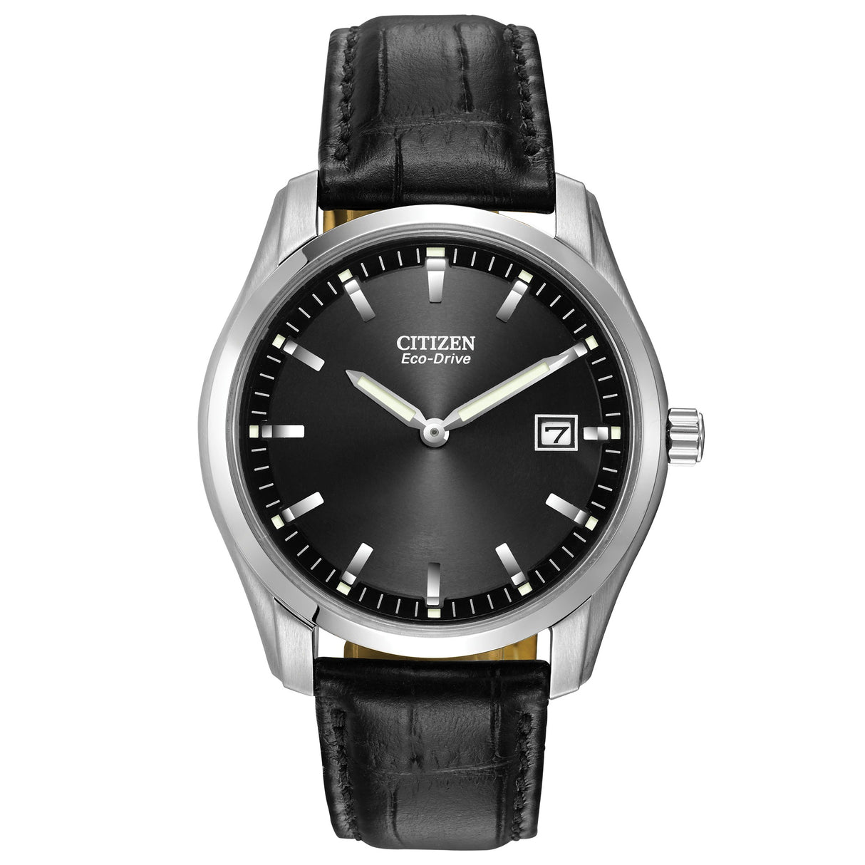 AU1040-08E Citizen Eco-drive reloj de hombre pulsera de cuero