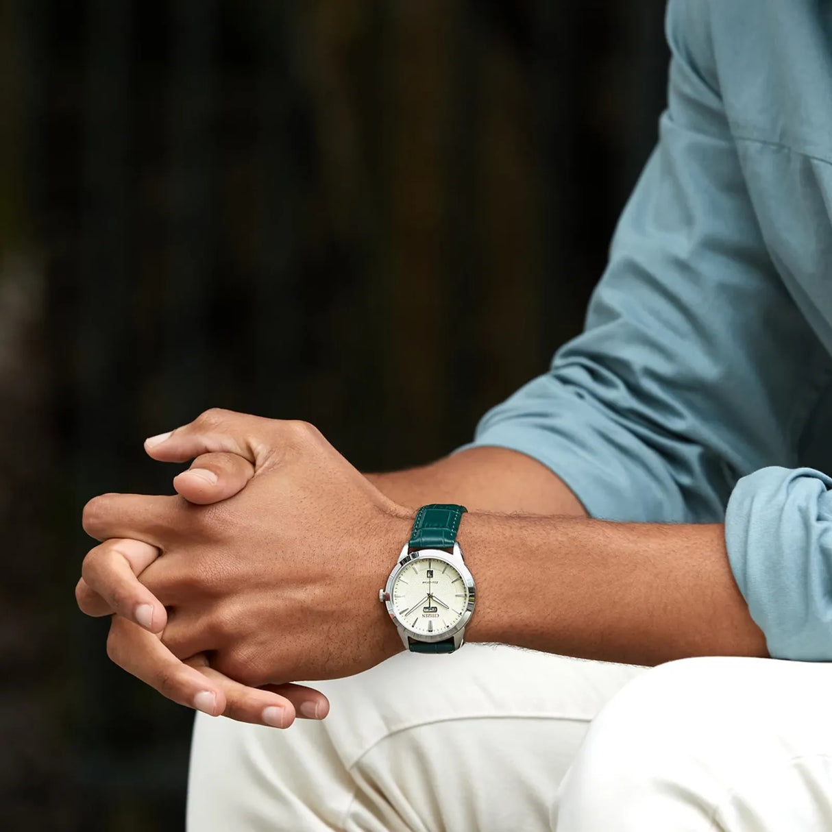 AW0090-11Z Reloj Citizen Rolan Eco-drive de hombre pulsera de piel