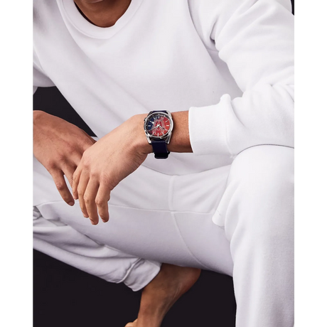 AW1680-03W Citizen Spider-Man Marvel Edition Eco-drive de hombre pulsera de cuero