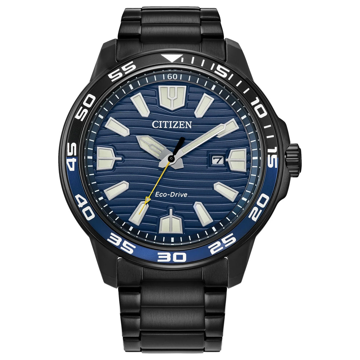 AW1705-55L Reloj Citizen Eco-Drive de hombre pulsera de metal 45mm