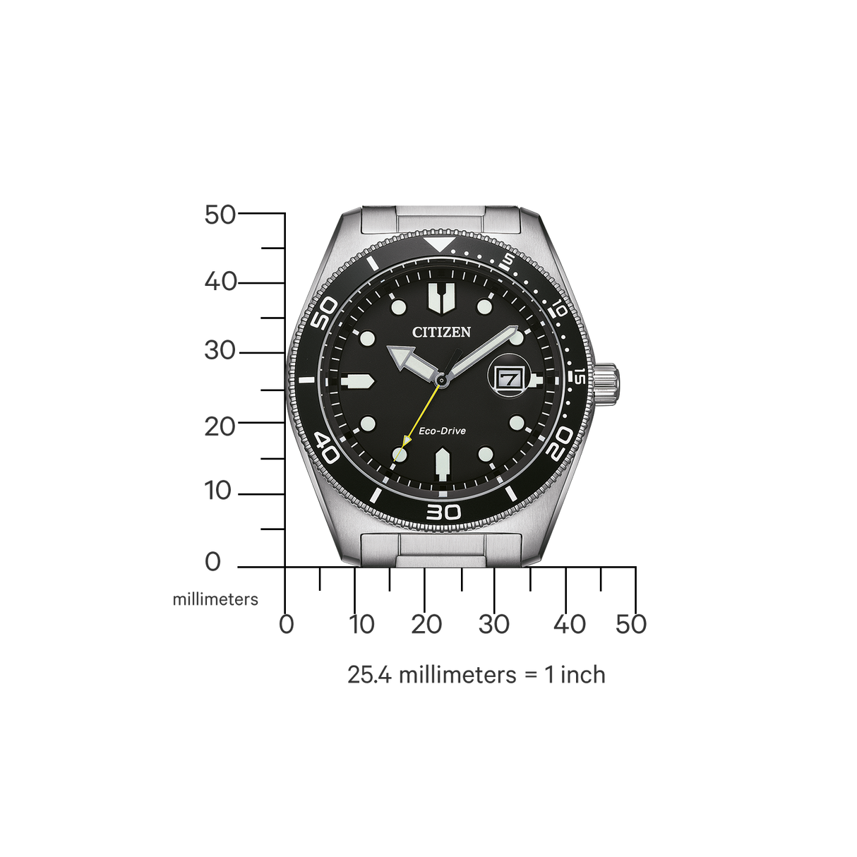 AW1760-81E Citizen Eco-Drive de hombre pulsera de metal