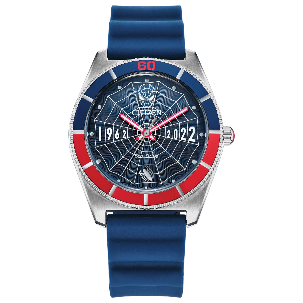 AW2050-49W Reloj Citizen Spider-Man Eco-drive de hombre pulsera de caucho 43 mm