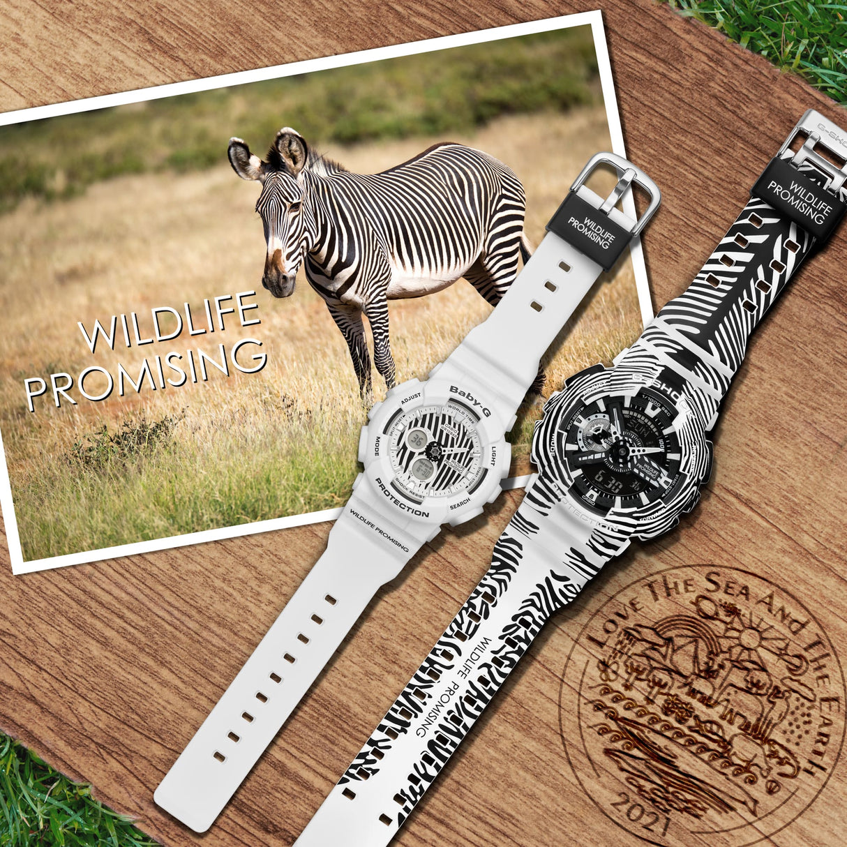 BA-120WLP-7A Reloj Baby-G WILDLIFE PROMISING de señorita pulsera de caucho