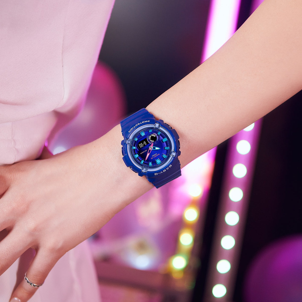 BGA-280DN-2A Baby-G reloj para señorita pulsera de resina