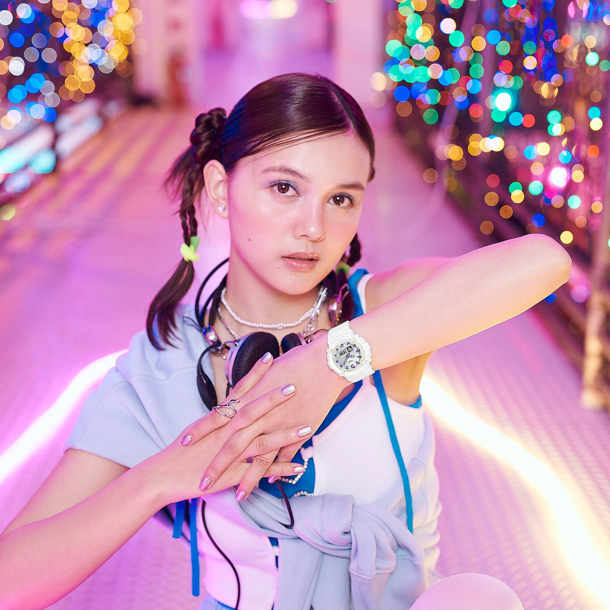 BGA-280DN-7A Baby-G reloj para señorita pulsera de resina