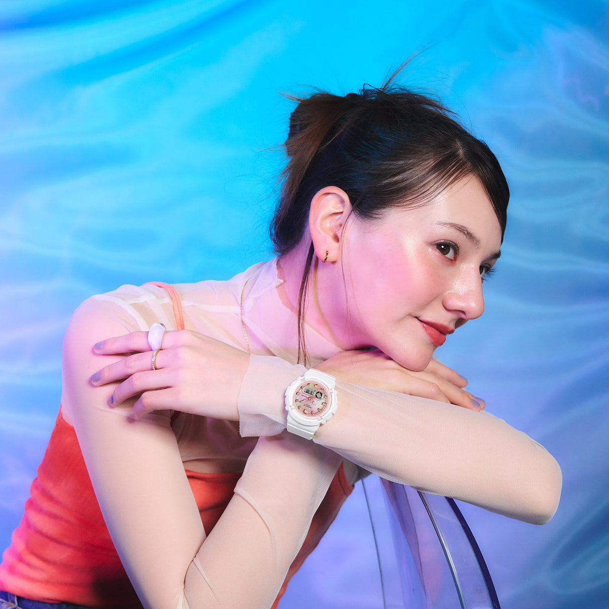 BGA-280TD-7A Reloj Baby-G de dama pulsera de resina