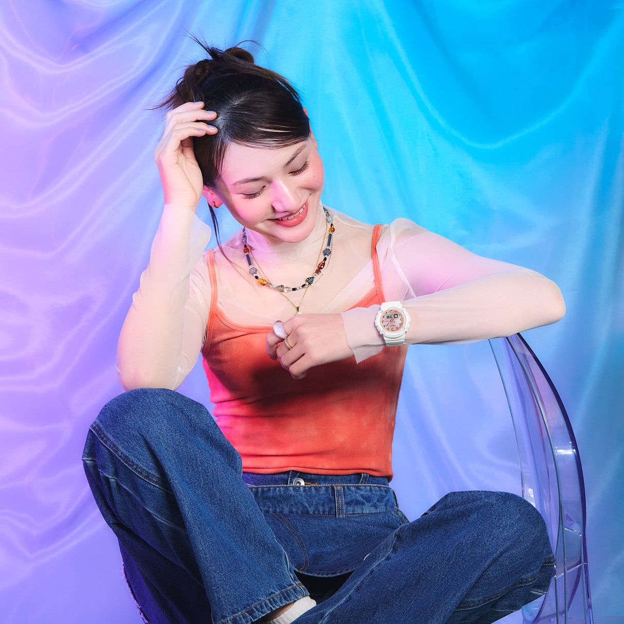 BGA-280TD-7A Reloj Baby-G de dama pulsera de resina