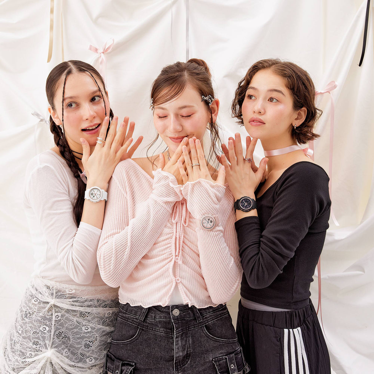 BGA-290RA-4A Reloj Baby-G de dama banda de resina 45 mm