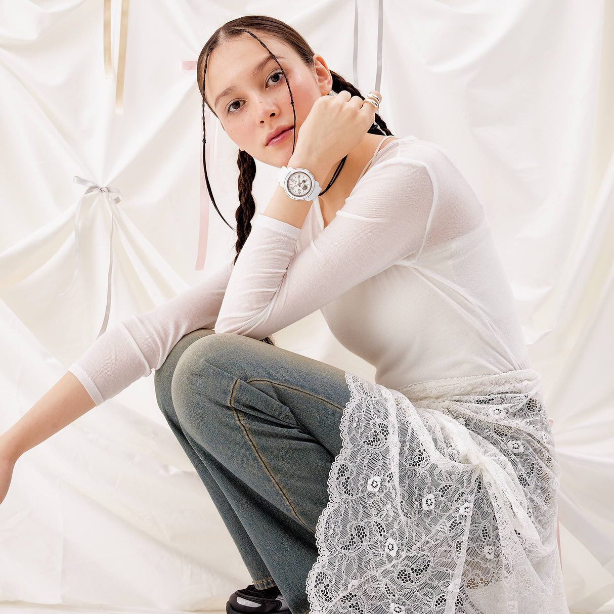 BGA-290RA-7A Reloj Baby-G de dama banda de silicona