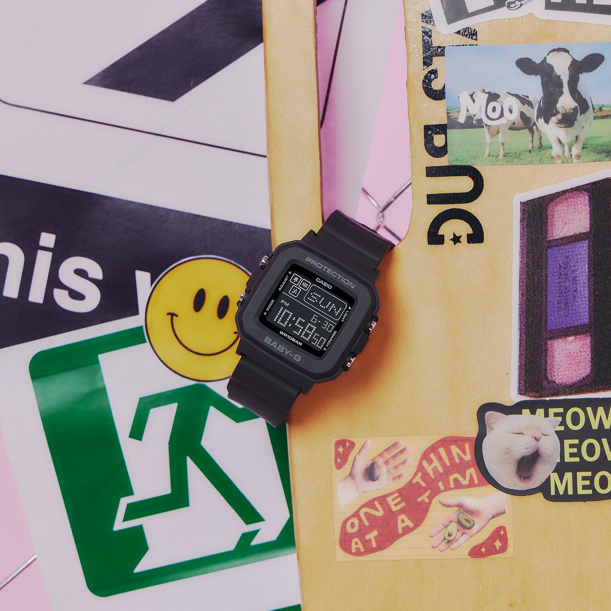 BGD-10-1 Baby-G dama pulsera de resina digital