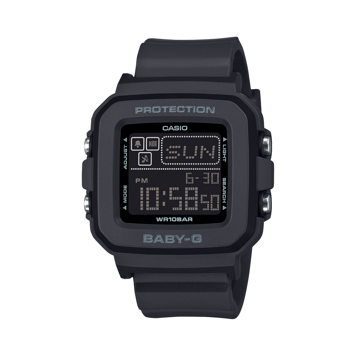 BGD-10-1 Baby-G dama pulsera de resina digital