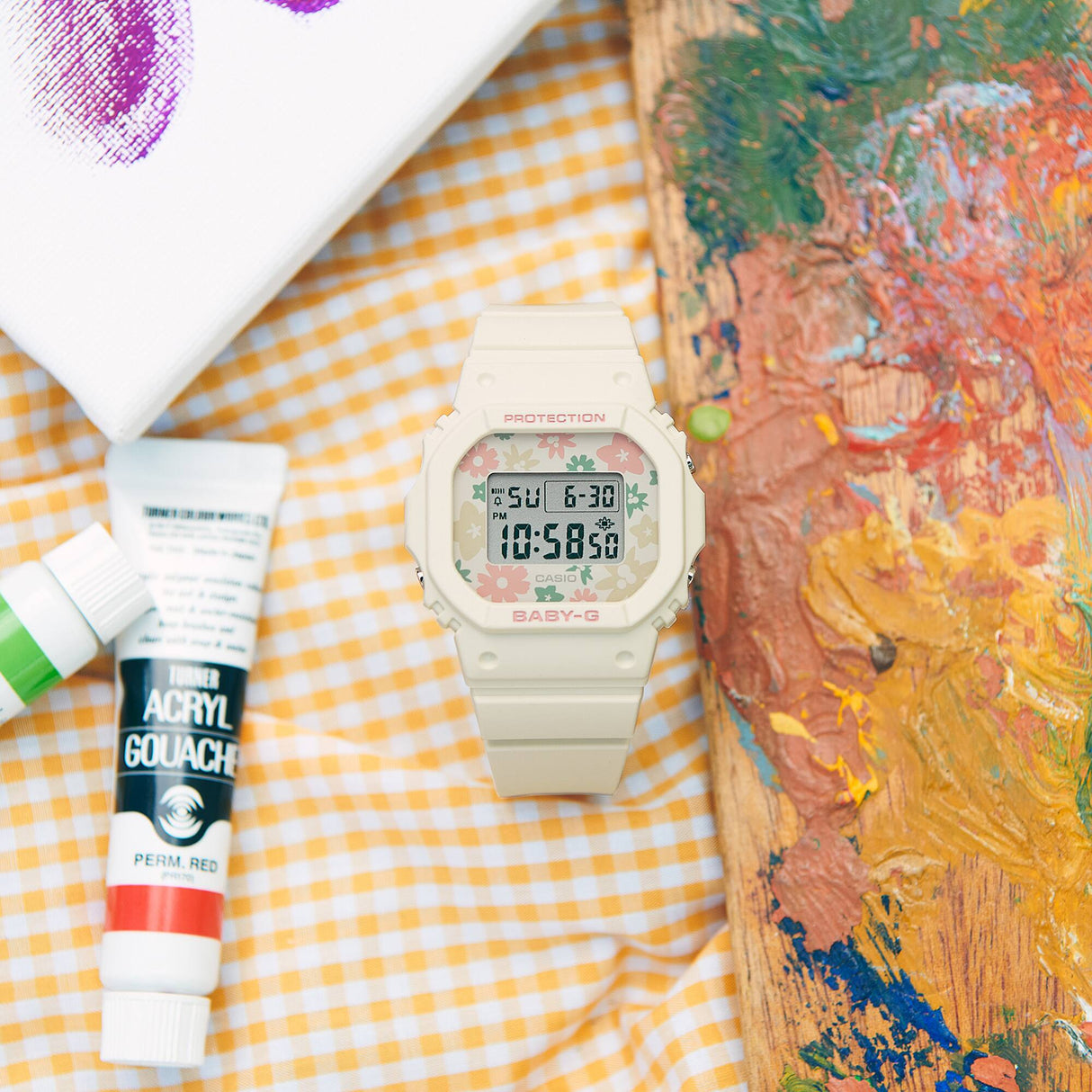 BGD-565RP-7 Baby-G reloj de dama pulsera de caucho digital