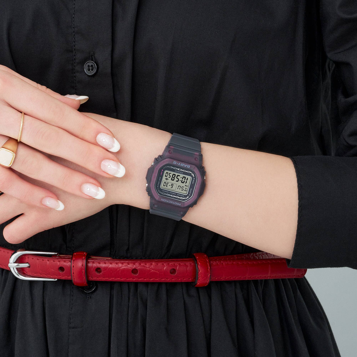 BGD-565RS-8 Baby-G reloj de dama pulsera de caucho digital