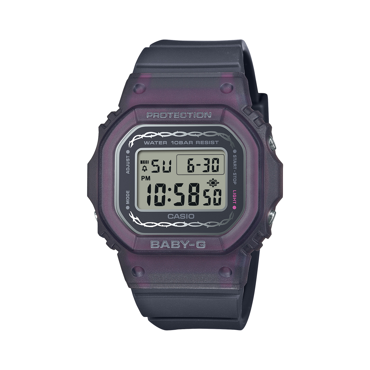 BGD-565RS-8 Baby-G reloj de dama pulsera de caucho digital