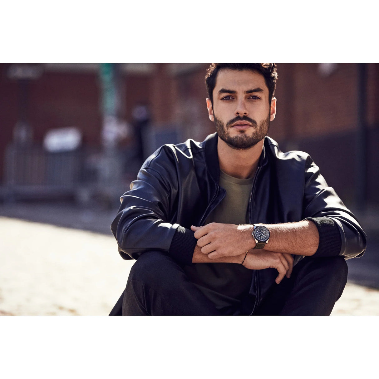 BJ7138-04E Reloj Citizen Promaster Eco-drive Nighthawk de hombre pulsera de cuero