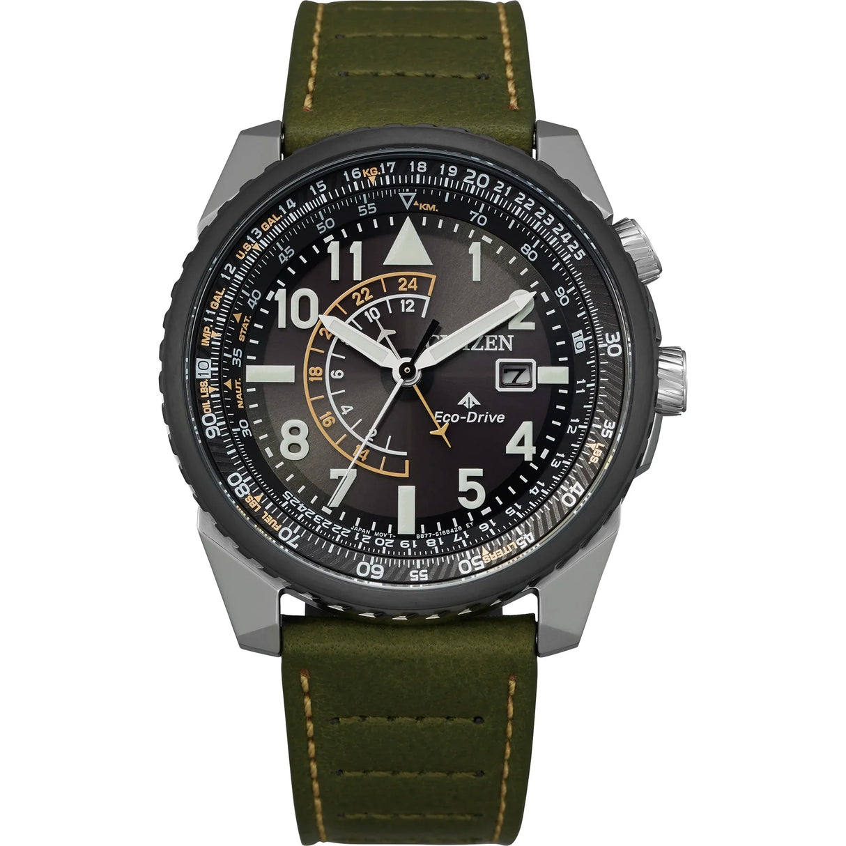 BJ7138-04E Reloj Citizen Promaster Eco-drive Nighthawk de hombre pulsera de cuero
