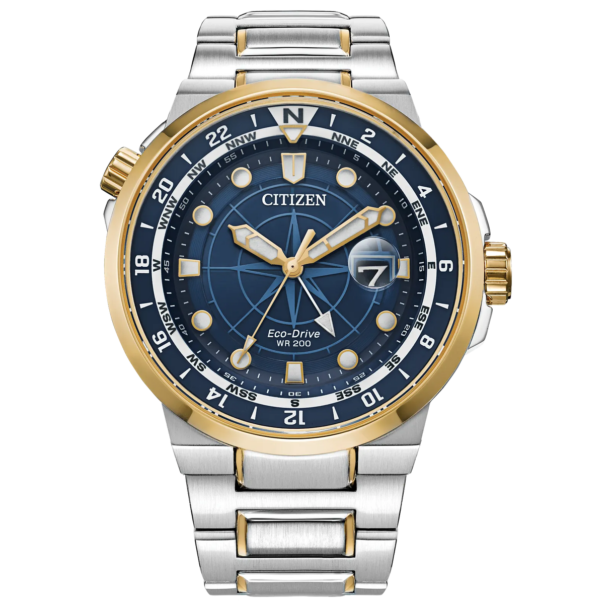 BJ7144-52L Citizen Endeavor Eco-drive reloj de hombre correa de acero inoxidable