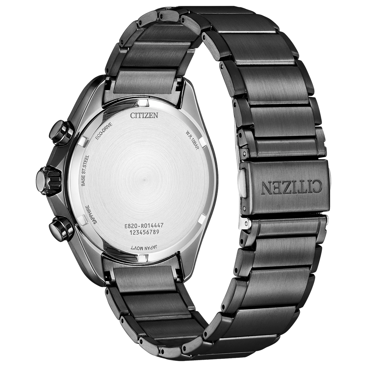 BL5607-54L Reloj Citizen Sport Chronograph de hombre pulsera de metal 43 mm Eco-drive