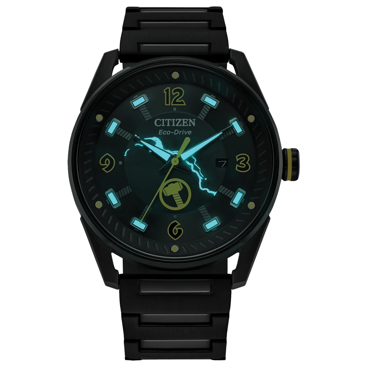 BM6987-50W Citizen Thor Marvel Edition de caballero pulsera de metal Eco-drive