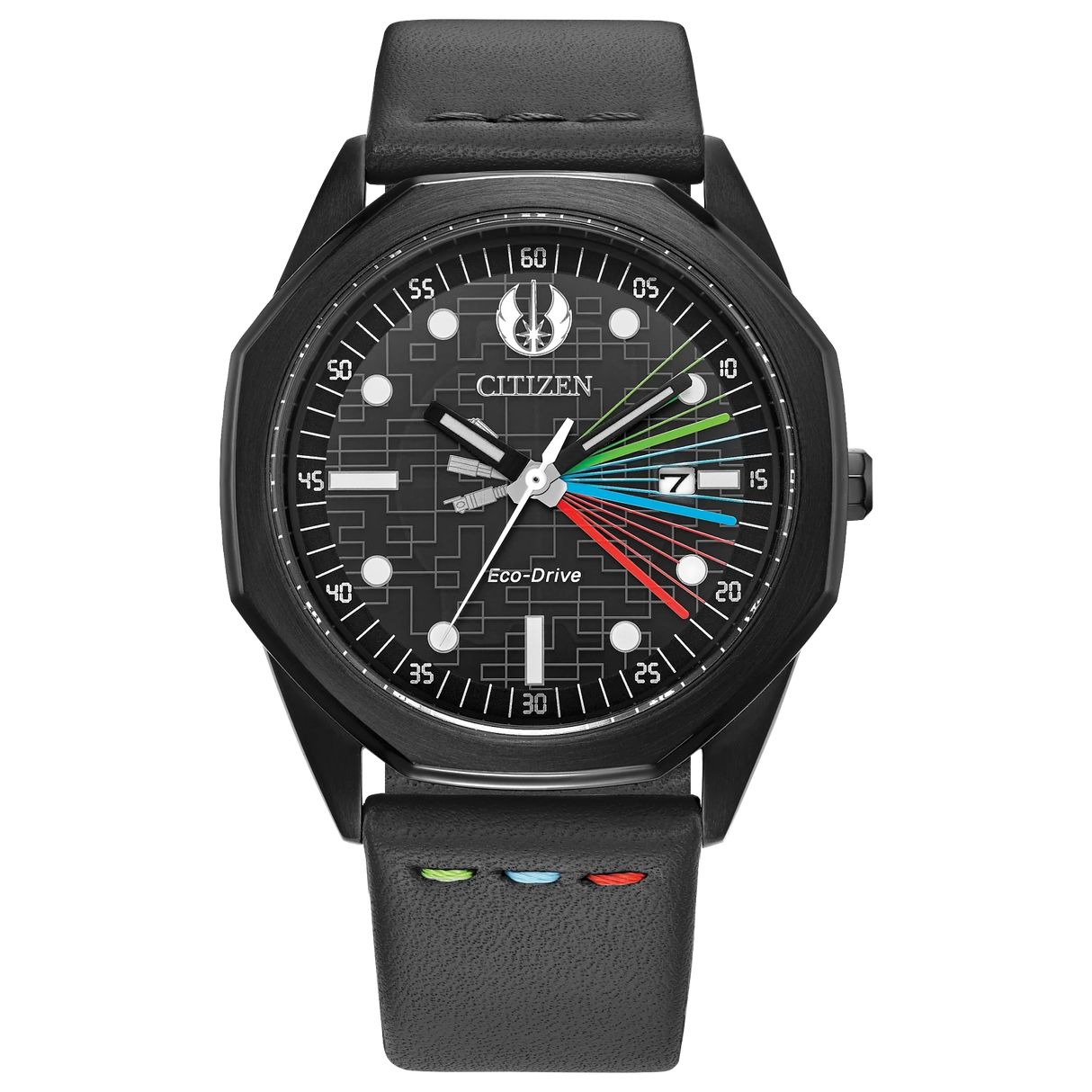 BM7498-00W Reloj Citizen Jedi Master Eco-drive de hombre pulsera de piel Star Wars 41 mm