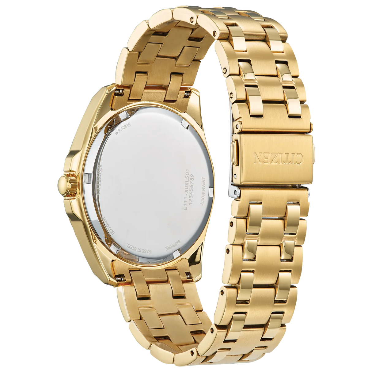 BM7532-54P Reloj Citizen Peyten de hombre pulsera de metal Eco-drive