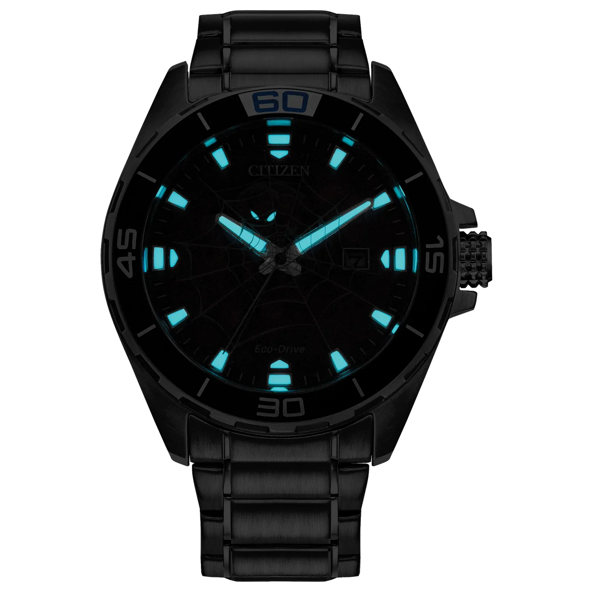 BM7610-52W Reloj Citizen Spider-Man Eco-drive de hombre pulsera de metal 44 mm