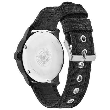 BM8475-00F Citizen Garrison de hombre pulsera de tela Eco-drive