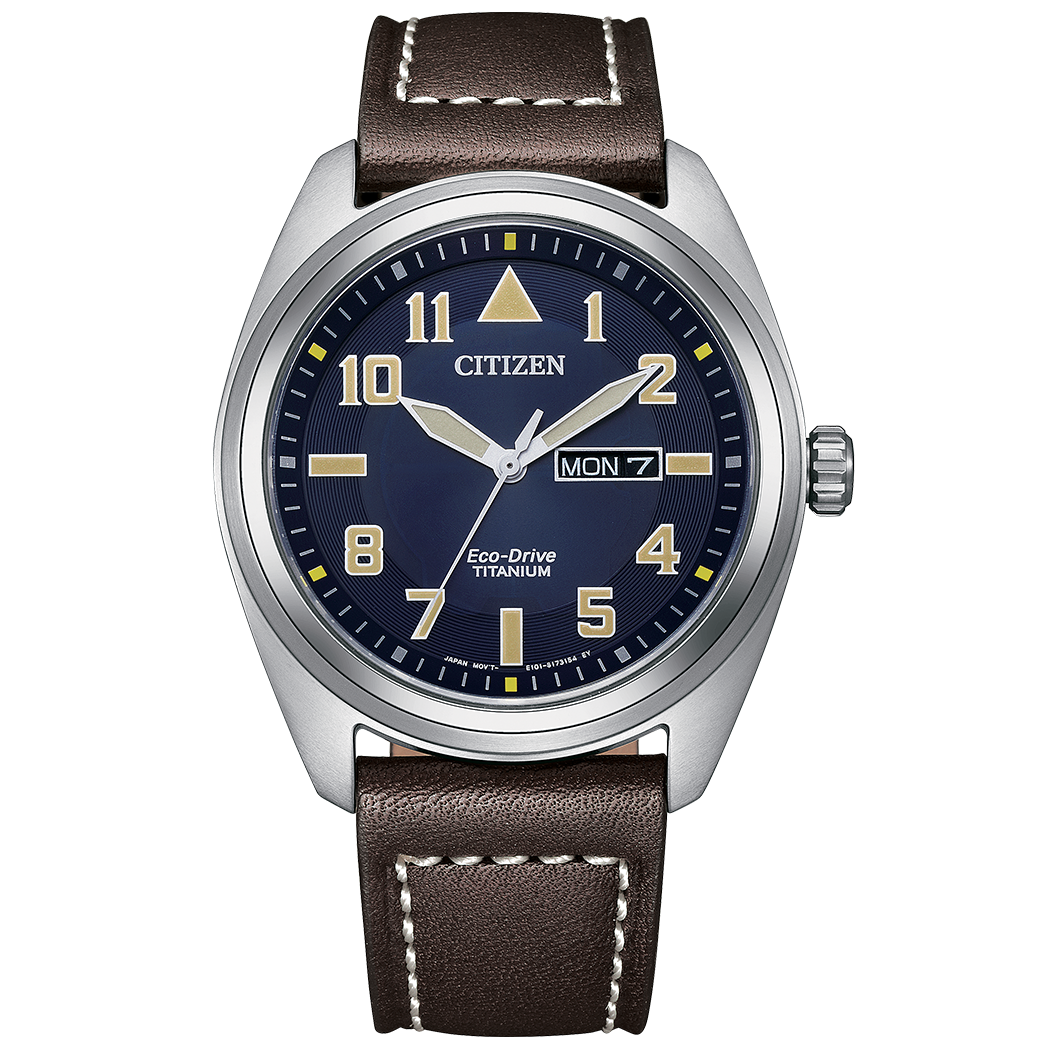 BM8560-37L Citizen Eco-Drive de hombre pulsera de cuero