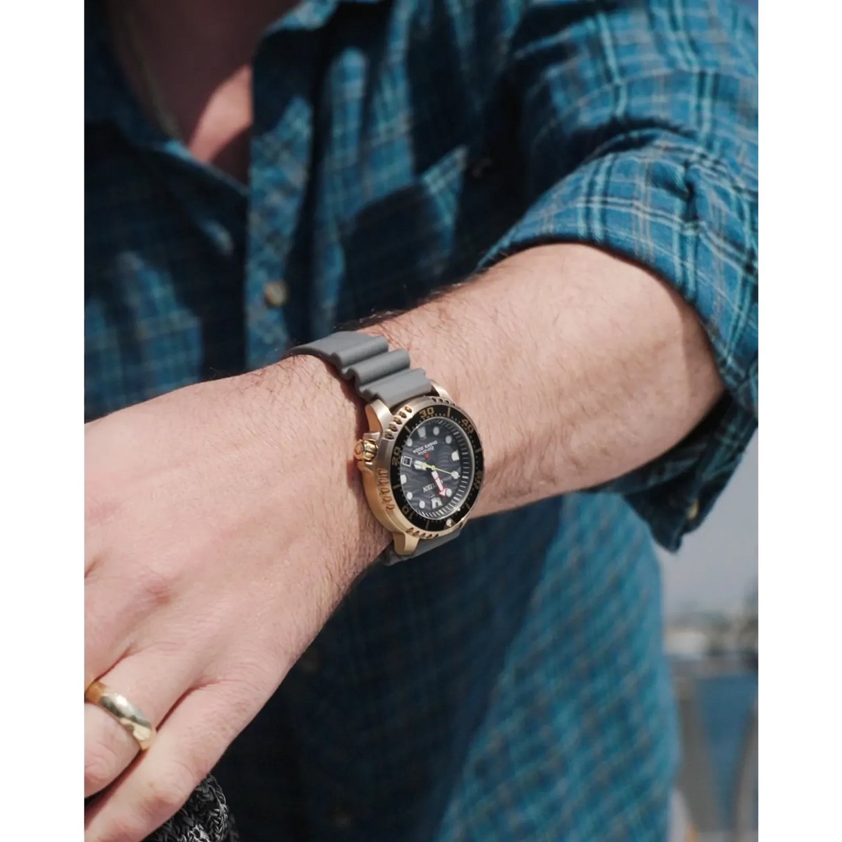 BN0163-00H Citizen Promaster Dive Eco-drive de caballero pulsera de resina