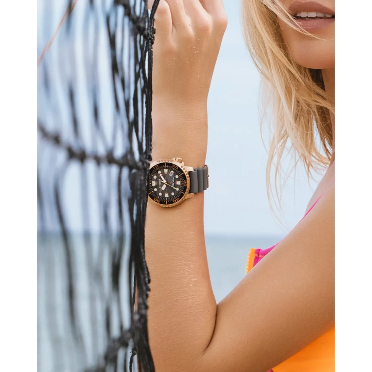 BN0163-00H Citizen Promaster Dive Eco-drive de caballero pulsera de resina