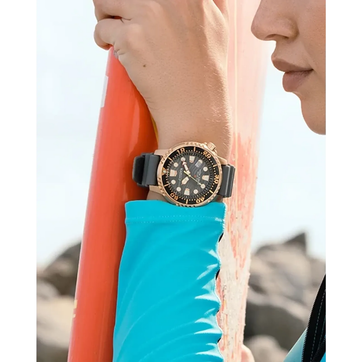 BN0163-00H Citizen Promaster Dive Eco-drive de caballero pulsera de resina