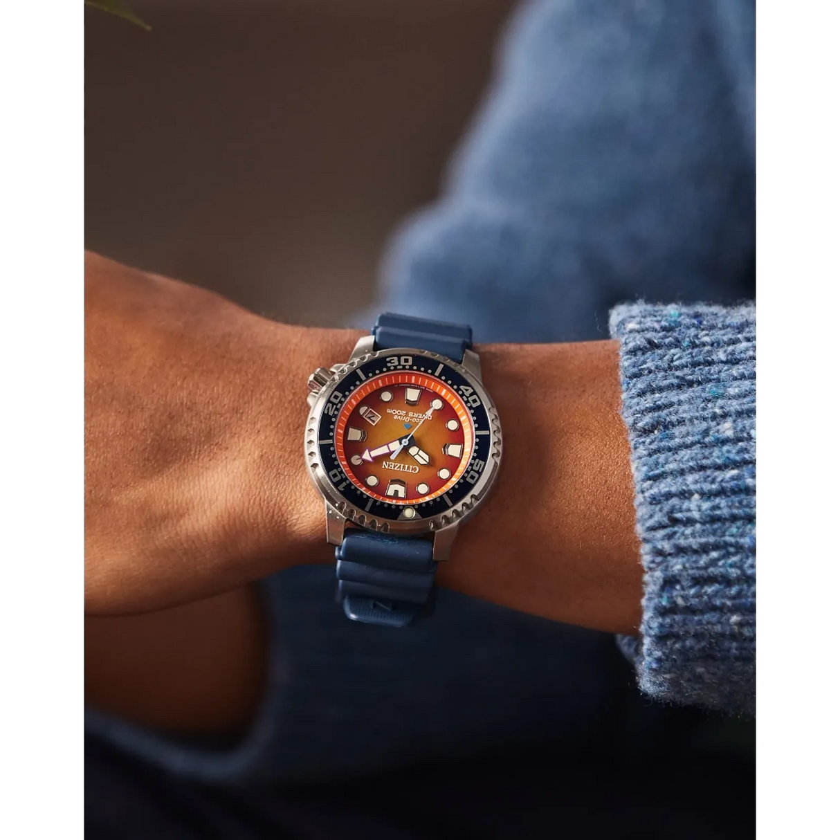 BN0169-03X Reloj Citizen Promaster Dive Eco-drive Unisex banda de silicona 44 mm