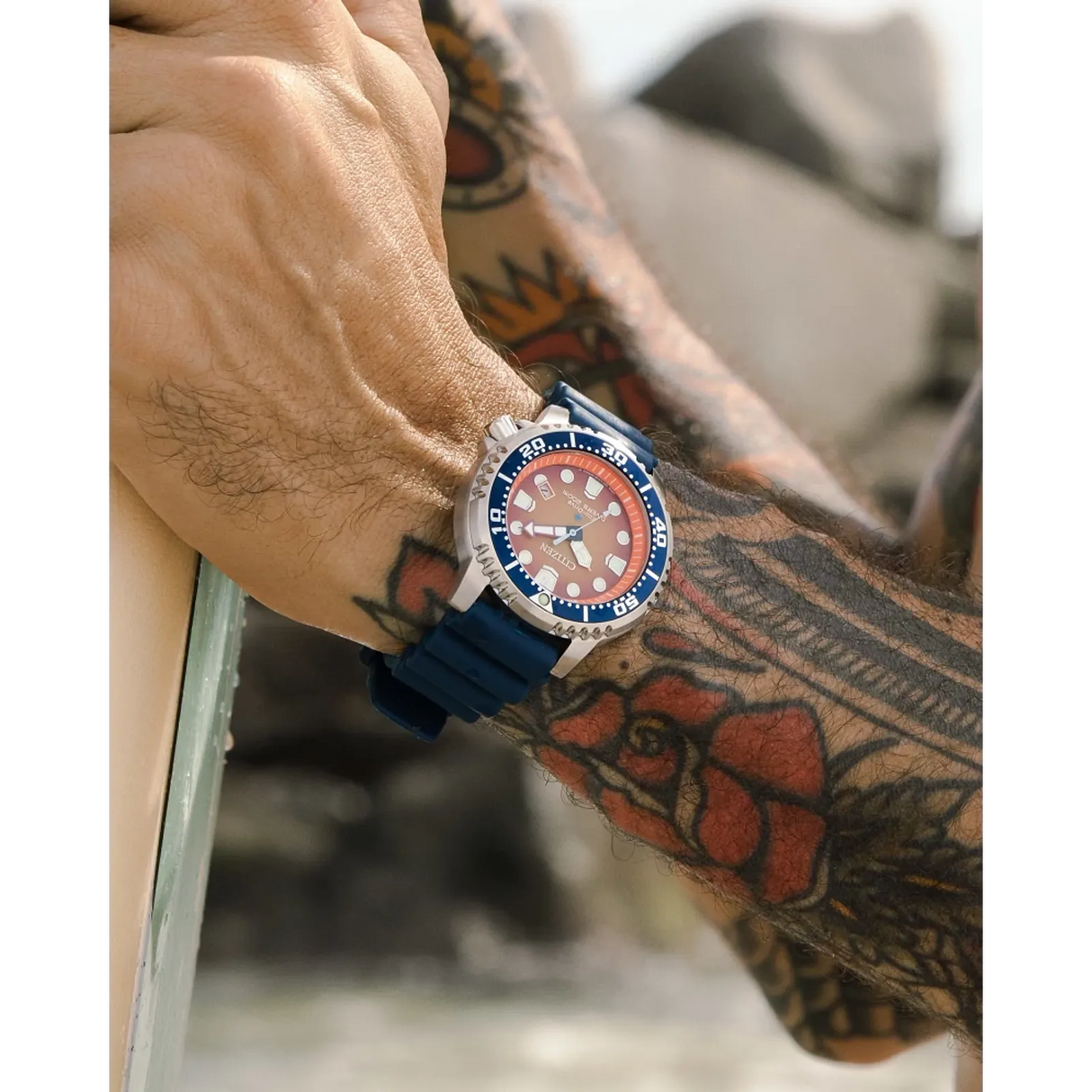 BN0169-03X Reloj Citizen Promaster Dive Eco-drive Unisex banda de silicona 44 mm