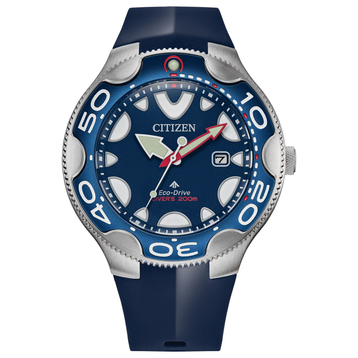 BN0231-01L Citizen Orca reloj para hombre pulsera de caucho