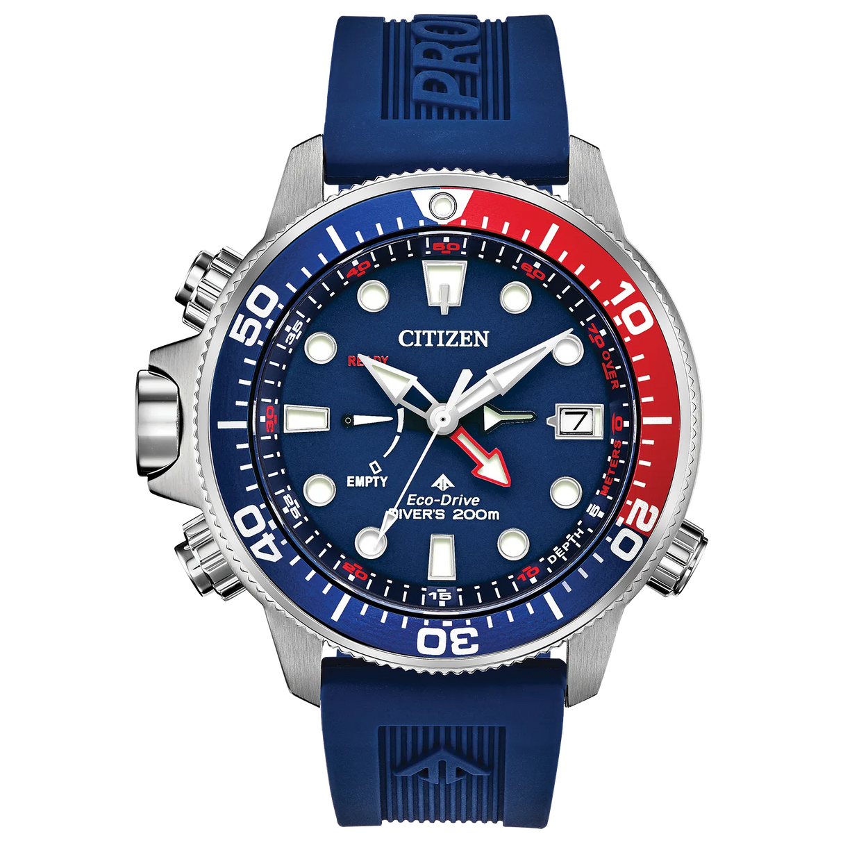 BN2038-01L Citizen Promaster Aqualand Eco-drive de caballero pulsera de resina