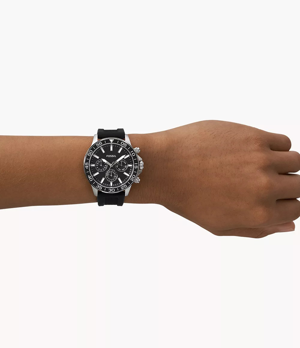 BQ2494 Reloj Fossil Bannon de hombre pulsera de silicona 45 mm