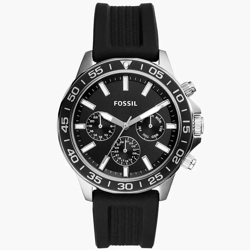 BQ2494 Reloj Fossil Bannon de hombre pulsera de silicona 45 mm