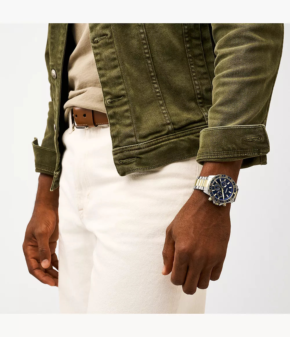 BQ2867 Fossil Bannon reloj para caballero pulsera de metal