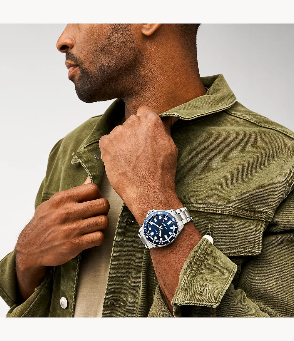BQ2881 Fossil Dalton Reloj para caballero pulsera de metal